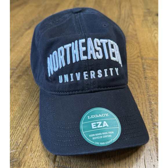 New Era Other - Northeastern University Legacy EZA Black Adjustable Strap Cap Hat NWT
